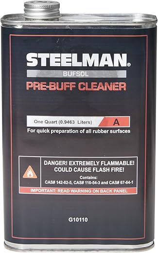 Steelman Bufsol Pre-Buff Cleaner For Tire Repair, 1-Quart
