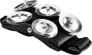 Meinl Percussion Cajon Foot Tambourine With Steel Jingles