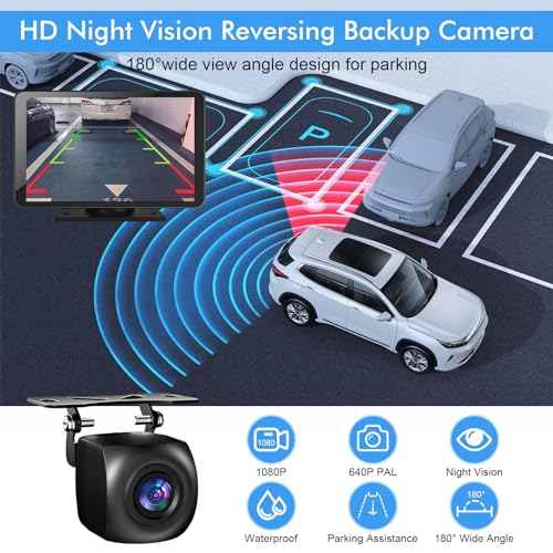 Capapro 7" HD Wireless Carplay Touch Screen Stereo - Image 3