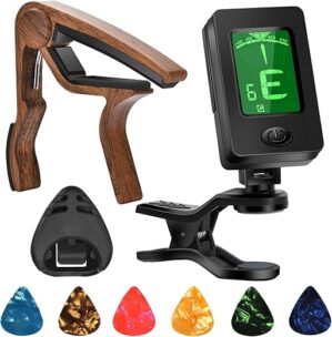 DOMMI Capo, Picks, Accessories With Tuner
