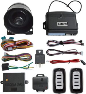 BANVIE Car Alarm System With Keyless Entry