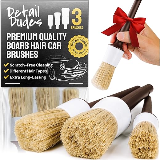 Detail Dudes Car Detailing Brush Set - Ultra Soft