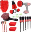 KOFANI Car Detailing Kit, 18Pcs Cleaning Brushes