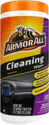 Armor All Car Interior Cleaner Wipes, 25 Count
