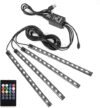 SUNNEST Car LED Strip Lights, 4Pcs Multicolor Kit