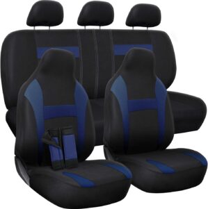 OxGord Car Seat Cover – Poly Cloth Two-Tone