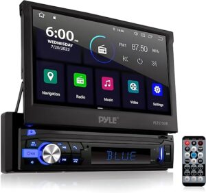 Pyle Car Stereo Video Receiver – 7’’ Touchscreen