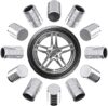 BFXM Car Tire Valve Stem Caps, Universal