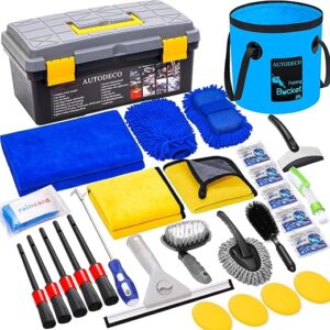 AUTODECO Car Wash Cleaning Kit With Bucket