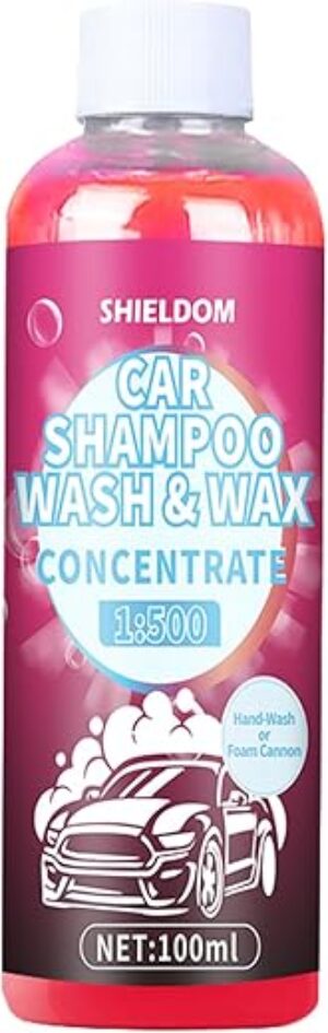 SHIELDOM Car Wash Soap & Nano Sparkle Wax