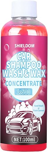 SHIELDOM Car Wash Soap & Nano Sparkle Wax