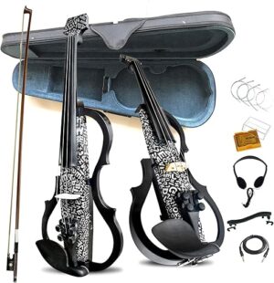 ALIYES Carbon Fiber 4/4 Electric Violin ZNDS-2304