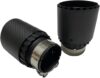 PKSHPVGS Carbon Fiber Exhaust Muffler Trim Stainless