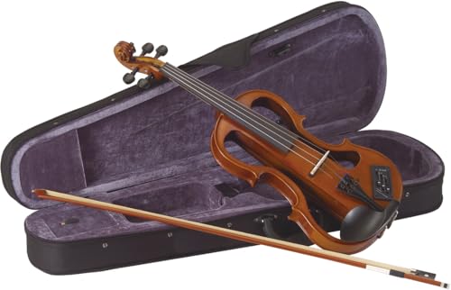 Carlo Giordano Electric Violin EV202 (Black) - Image 2