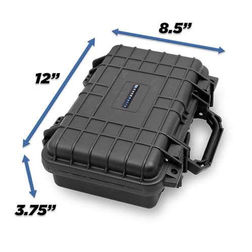 CASEMATIX 12" Waterproof Hard Case With Foam - Image 4