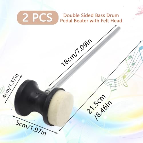 CashBeat Double Sided Bass Drum Pedal Beater - Image 2