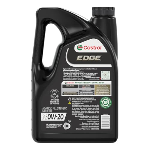 Castrol Edge 0W-20 Advanced Synthetic Motor Oil - Image 3