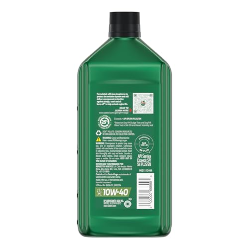 Castrol GTX High Mileage 10W-40 Motor Oil - Image 3