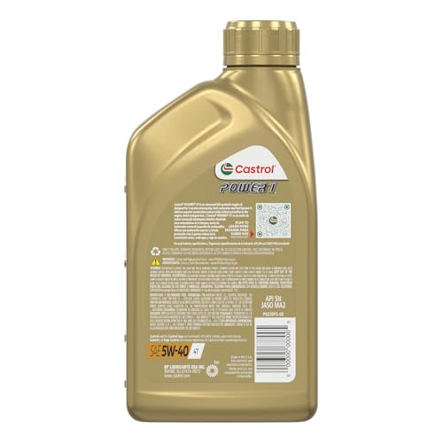 Castrol Power1 4T 5W-40 Synthetic Motorcycle Oil - Image 3