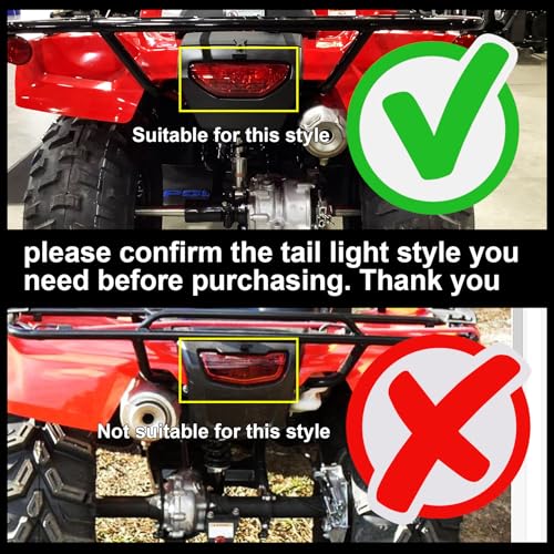 Cavauu ATV Motorcycle Waterproof LED Tail Light - Image 2