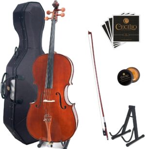 Cecilio CCO-600 Ebony Hand Oil-Rubbed Cello