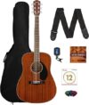 Fender CD-60S Dreadnought Acoustic Guitar Bundle