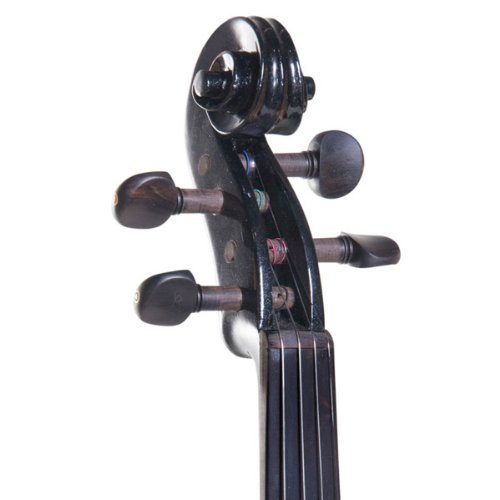 Cecilio CEVN-1BK Solid Wood Electric Violin - Image 3