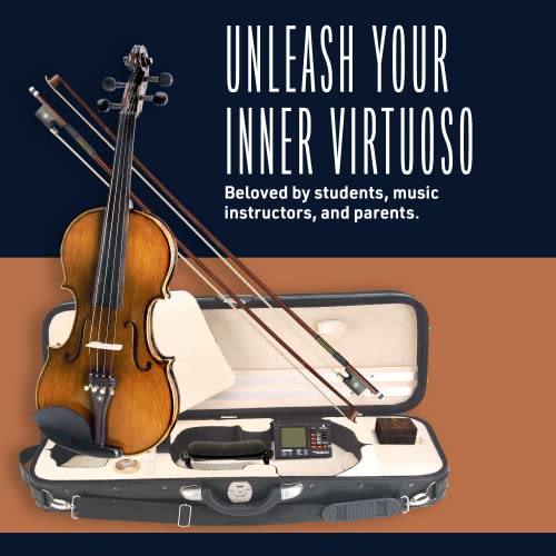 Cecilio CVN-600 4/4 Solidwood Violin With Prelude Strings - Image 2