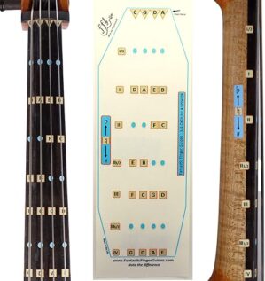 FFG NOTE THE DIFFERENCE Cello Fingerboard Stickers For Beginners