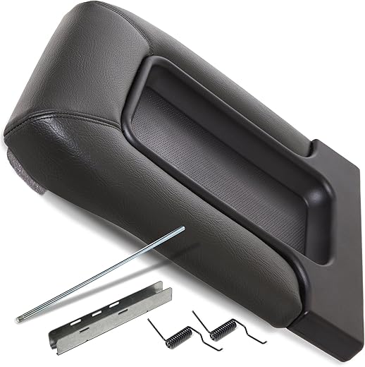 OxGord Center Console Lid Kit for 99-07 Silverado - Dark Grey