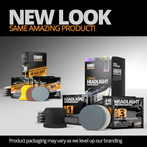CERAKOTE Ceramic Headlight Restoration Kit - Lasts Lifetime - Image 3