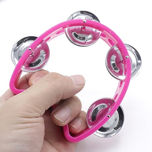 Cheerock Plastic Handheld Tambourines with Bells - Image 4