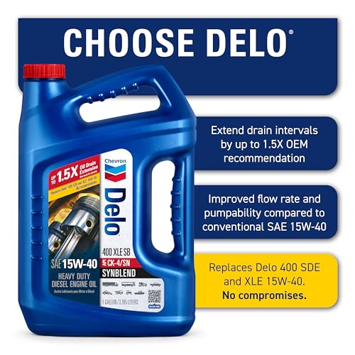 Chevron 400 XLE Synblend Diesel Engine Oil 15W-40 - Image 3