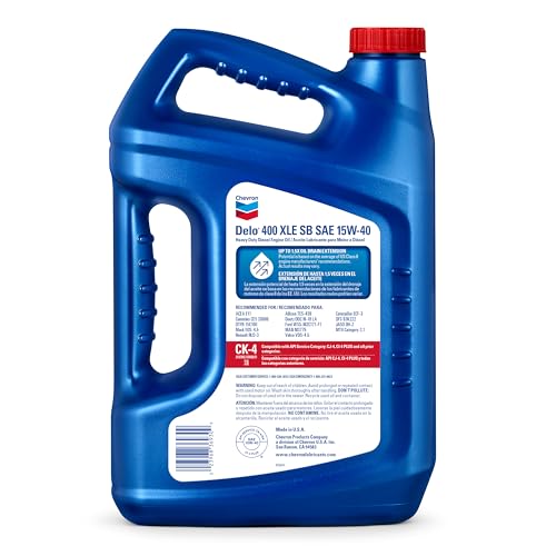 Chevron 400 XLE Synblend Diesel Engine Oil 15W-40 - Image 2