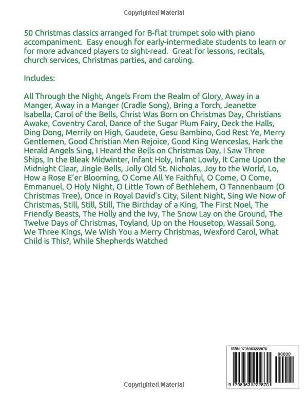 Christmas Solos Trumpet With Piano Accompaniment - Image 2