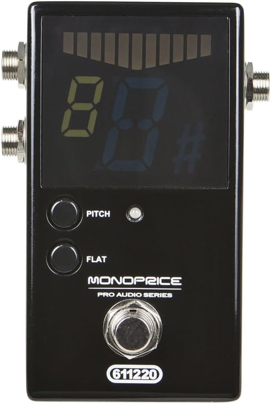 Monoprice Chromatic Pedal Tuner - Black, Stage Right