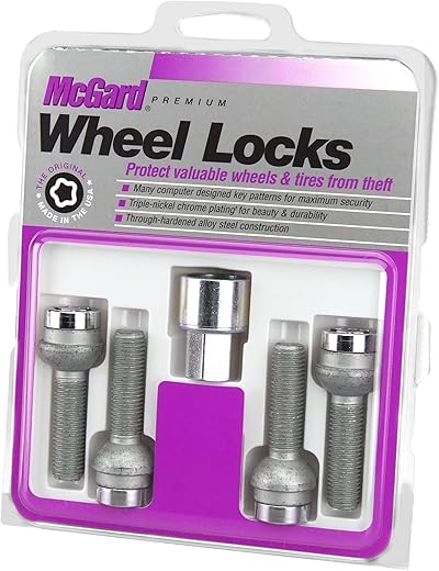 McGard Chrome Bolt Style Radius Seat Locks (M14 x 1.5)