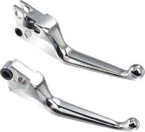 NTHREEAUTO Chrome Brake Clutch Levers For Harley Sportster 883 1200