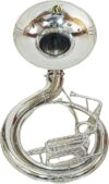 SoundSaga Chrome Finish King Size Sousaphone With Mouth Piece