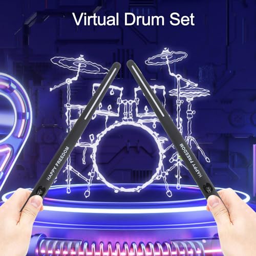 ciciglow Portable Virtual Drumsticks Kit With Pedal - Image 2