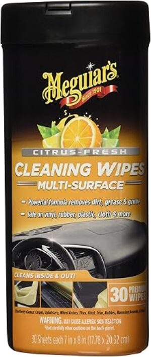 Meguiar’s Citrus-Fresh Multi-Surface Cleaning Wipes