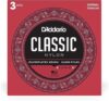 D’Addario Classic Nylon Guitar Strings EJ27N 3-Pack