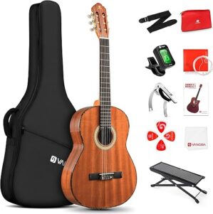 Vangoa Classical Guitar 4/4, 39 Inch Nylon