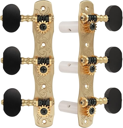 Gotoh Classical Guitar Tuners With Ebony Knobs