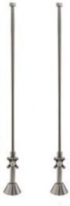 The Tub Connection Clawfoot Bathtub Supply Lines Chrome