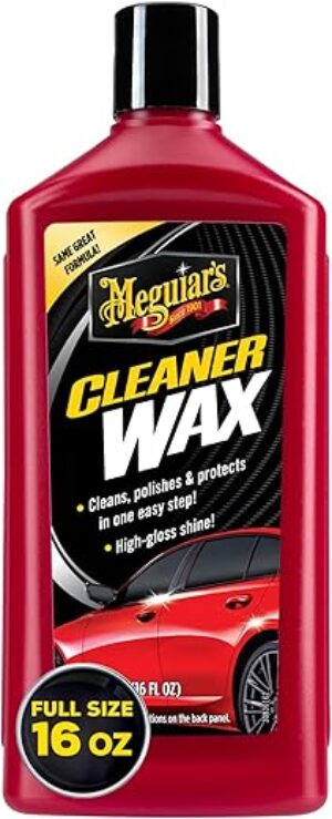 Meguiar’s Cleaner Wax – Liquid Car Wax, 16 Oz