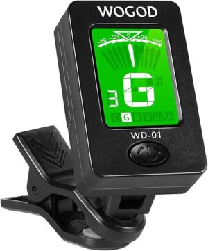 WOGOD Clip On Chromatic Guitar Tuner