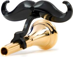 Brasstache Clip-on Mustache for French Horn Mouthpiece