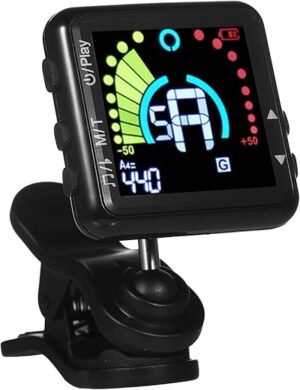 YOVDA Clip-On Rechargeable Guitar Tuner With LCD