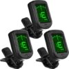Sound harbor Clip On Tuner 3 Pack For Instruments